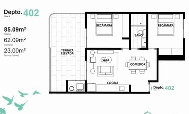 Departamento con terraza privada en San Rafael | Serapio Rendón 21 Entrega inmediata