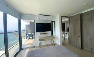 VENTA DE APARTAMENTO DE 1 HABITACIÓN MORROS CITY FRENTE AL MAR