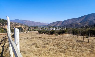 Leon Propiedades vende parcela en condominio, sector Miraflores, Curacaví.