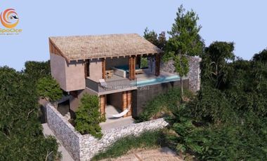 Casa con estupenda vista al mar en San Agustinillo