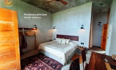 Casa con estupenda vista al mar en San Agustinillo