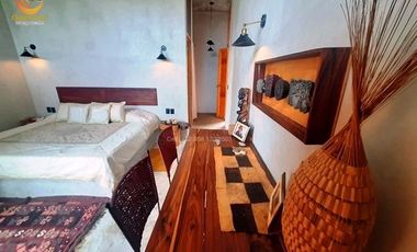 Casa con estupenda vista al mar en San Agustinillo