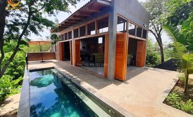 Casa con estupenda vista al mar en San Agustinillo
