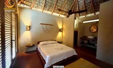 Cabañas boutique con vista al mar en Zipolite