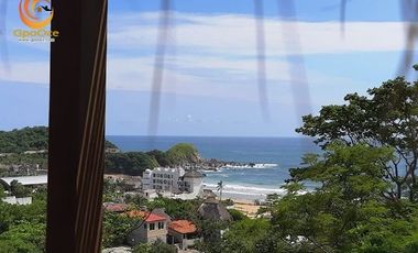 Cabañas boutique con vista al mar en Zipolite