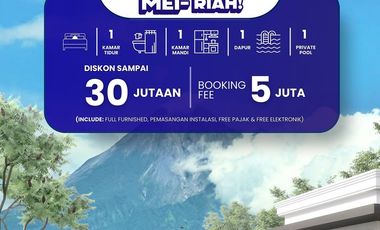 Villa Private Pool Harga Terjangkau, Potensi Sewa Maksimal