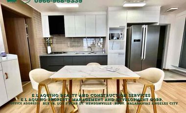 2 Bedrooms Fully-Furnished Unit For Rent Located inside Clark Freeport Zone Near Hilton Hotel