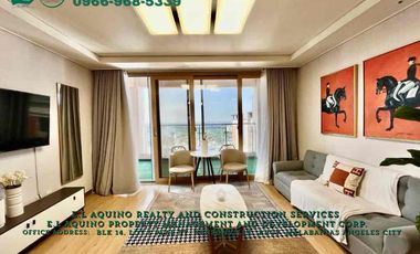2 Bedrooms Fully-Furnished Unit For Rent Located inside Clark Freeport Zone Near Hilton Hotel