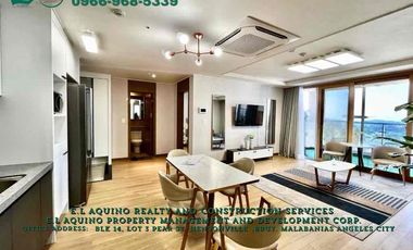 2 Bedrooms Fully-Furnished Unit For Rent Located inside Clark Freeport Zone Near Hilton Hotel