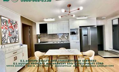 2 Bedrooms Fully-Furnished Unit For Rent Located inside Clark Freeport Zone Near Hilton Hotel