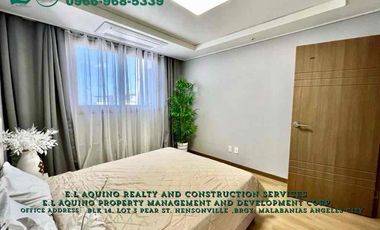 2 Bedrooms Fully-Furnished Unit For Rent Located inside Clark Freeport Zone Near Hilton Hotel