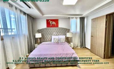 2 Bedrooms Fully-Furnished Unit For Rent Located inside Clark Freeport Zone Near Hilton Hotel