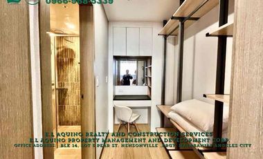 2 Bedrooms Fully-Furnished Unit For Rent Located inside Clark Freeport Zone Near Hilton Hotel