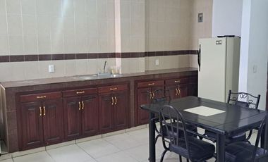 “DEPARTAMENTO EN RENTA AMUEBLADO Y CON  SERVICIOS ”.  Perfil para 4 personas.