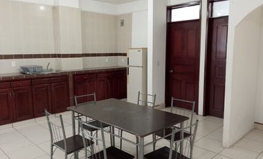 DEPARTAMENTO EN RENTA, AMUEBLADO CON 2 RECAMARAS, CON 4 CAMAS EQUIPADAS , CERCANO A LA ZONA INDUSTRIAL DE JILOTEPEC. (en segundo piso) Perfil para 4 p