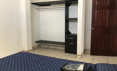 “DEPARTAMENTO EN RENTA, AMUEBLADO CON 3 RECAMARAS Y 4 CAMAS EQUIPADAS , CERCANO A LA ZONA INDUSTRIAL DE JILOTEPEC. (EN SEGUNDO PISO)
