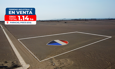 Terreno Industrial I2 En Venta (1.14 Ha) - Sector Sto Domingo Paracas