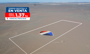 Terreno Industrial I2 (1.37 Ha) En Venta - Sector Sto Domingo Paracas