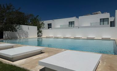 CASA EN RENTA COMPLETAMENTE NUEVA DE 3 HABITACIONES AL NORTE DE MÉRIDA.
