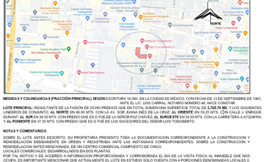 Bodegas y Locales en Av. Sor Juana, Tlalnepantla Centro en Esquina o Cabeza de Manzana