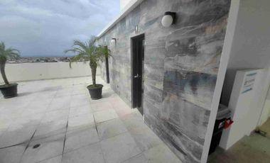 Alquilo Departamento SemiAmoblado de 1 Dormitorio en Piso 3 con Ascensor, en Los Condominios CAMBORIU, frente al COLEGIO RUBIRA, en EL CENTRO DE  SALINAS