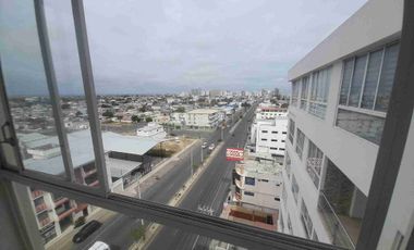 Alquilo Departamento SemiAmoblado de 1 Dormitorio en Piso 3 con Ascensor, en Los Condominios CAMBORIU, frente al COLEGIO RUBIRA, en EL CENTRO DE  SALINAS