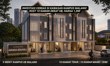 Rumah Kost Area Merjosari 5 Menit Kampus UB Malang