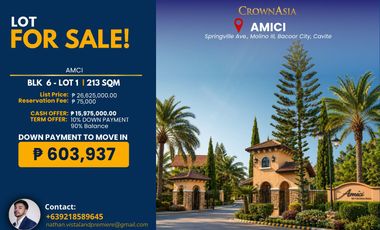 For Sale House and lot in Molino Bacoor cavite Ponticelli Amici Carmel Augustine grove citta italia Vittoria vivace island park