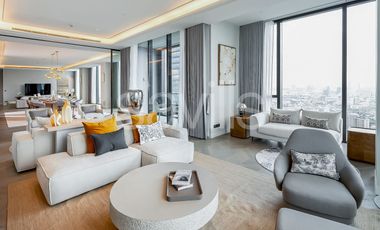 One89 Wireless Penthouse 372 sqm 44th floor Lumpini view sale 310M rent 1.68M