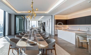 One89 Wireless Penthouse 372 sqm 44th floor Lumpini view sale 310M rent 1.68M