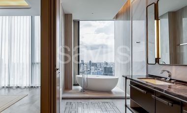 One89 Wireless Penthouse 372 sqm 44th floor Lumpini view sale 310M rent 1.68M