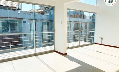 SOLÍS ALQUILA DEPARTAMENTO DUPLEX EN RESIDENCIAL BALCONES DE LA ALAMEDA, CAJAMARCA. (021)