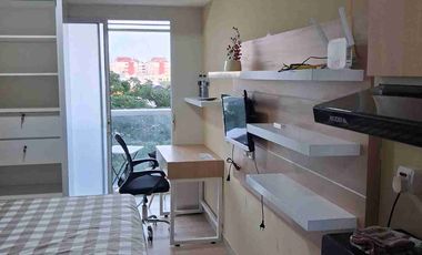 Apartemen type studio, unit jarang ada, siap huni