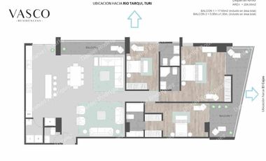 Departamento amplio por estrenar de venta en cuenca. Sector Ave. Don Bosco. Edificio Vasco