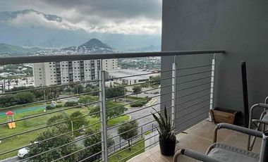 DEPARTAMENTO EN VENTA TOTALMENTE AMUEBLADO EN GAIA MONTERREY CARRETERA NACIONAL