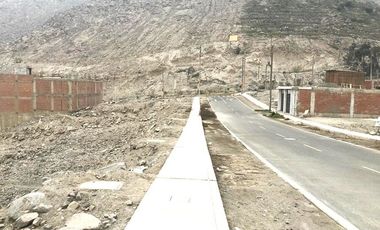 Venta de Terreno en Huampani Lurigancho Chosica