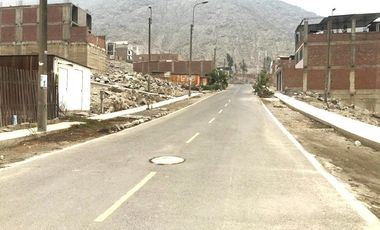 Venta de Terreno en Huampani Lurigancho Chosica