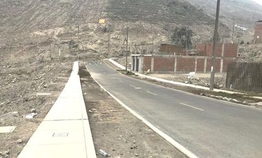 Venta de Terreno en Huampani Lurigancho Chosica