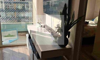 Arriendo departamento amoblado seminuevo 2 dormitorios, 2 baños.