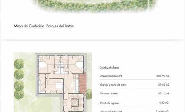VENDO CASA, CIUDADELA CERRADA EN SAMBORONDÓN DE ESTRENO