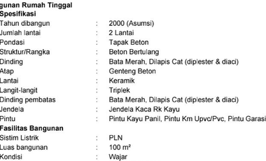 DIJUAL RUMAH MURAH JAKARTA BARAT TAMAN PALEM LESTARI VIA LELANG