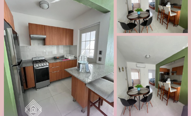 Departamento Amueblado con Alberca y Terraza en Renta