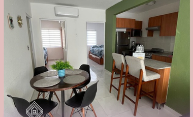 Departamento Amueblado con Alberca y Terraza en Renta