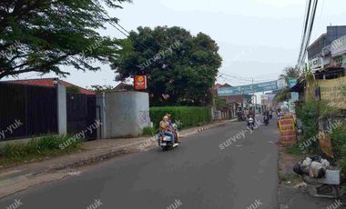 Tanah Komersil Strategis 490 m2 Pinggir Jalan WR Supratman - Cputat Timur