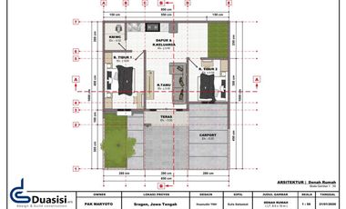 Dipasarkan : Rumah minimalis nyaman & modern!