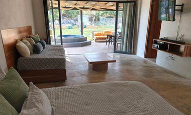 Renta de loft con jacuzzi circuito Avandaro