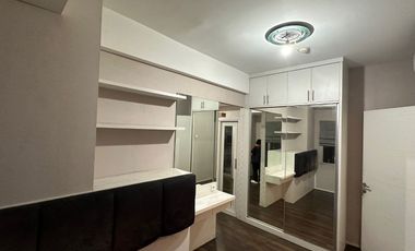 Apartemen Green Lake Sunter 2BR+ studio Connecting 64m furnish interior, view danau, hadap selatan