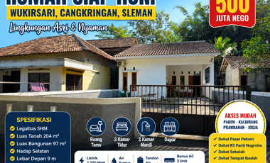 Rumah Siap Huni di Cangkringan dekat Pakem