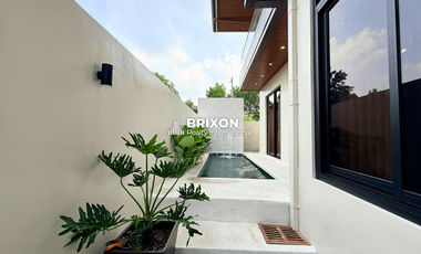 House for Sale in San Fernando Pampanga: ₱25M Fully Funished Modern Tropical Gated Pool Villa