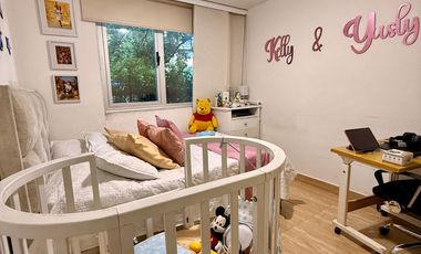 Vendo apto central Av Guabinal moderno y elegante primer piso con patio Bosque Largo